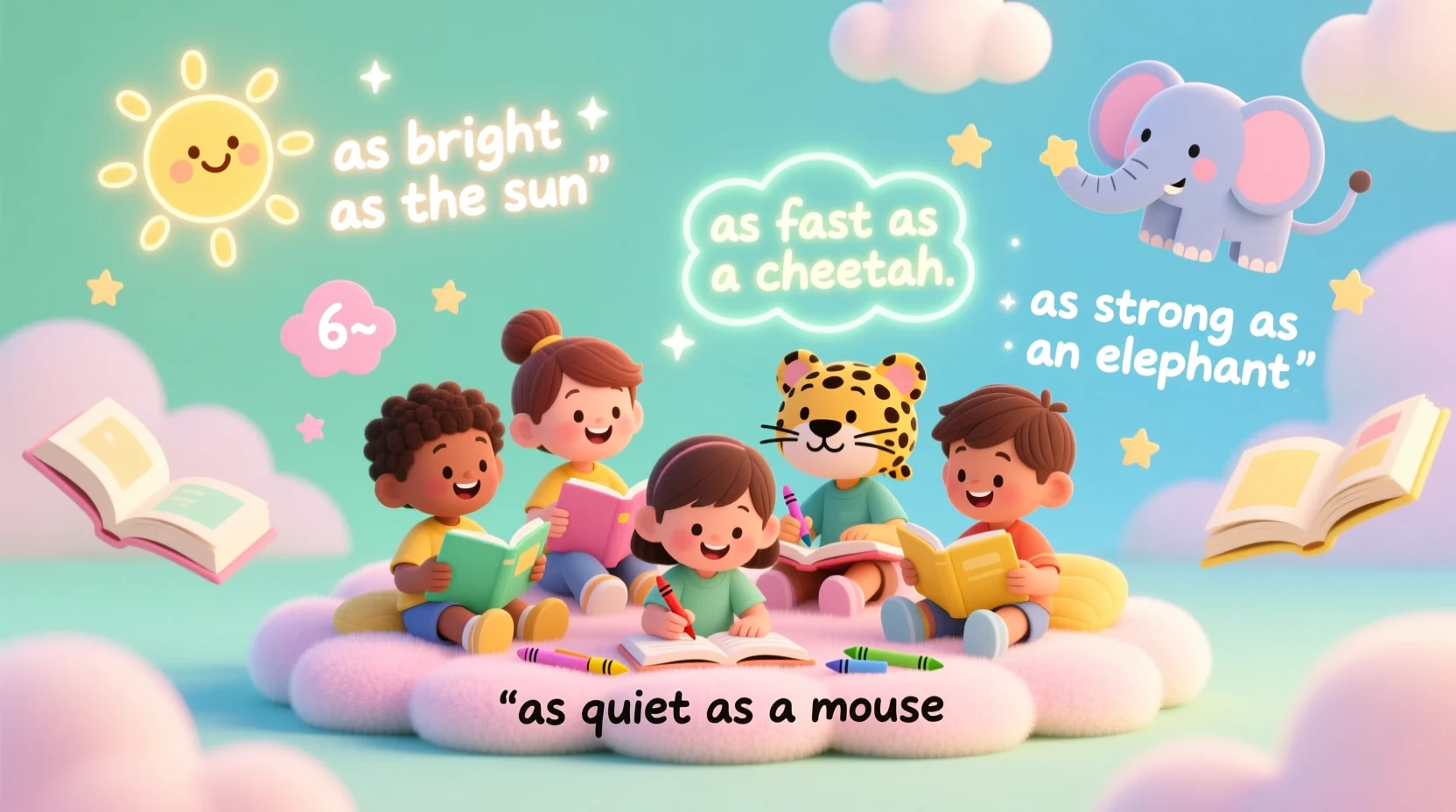 "list of similes for kids"