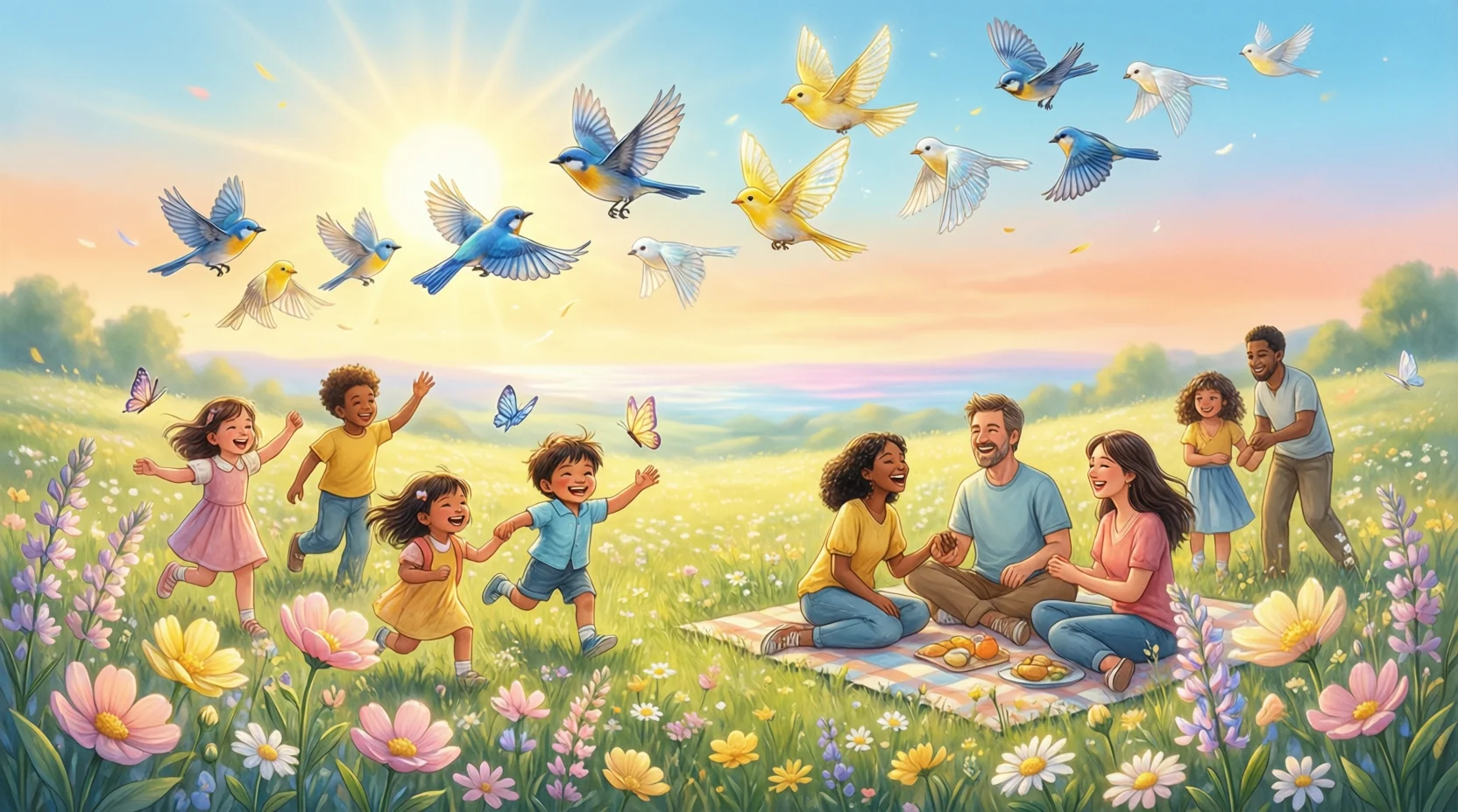 "similes for being happy"