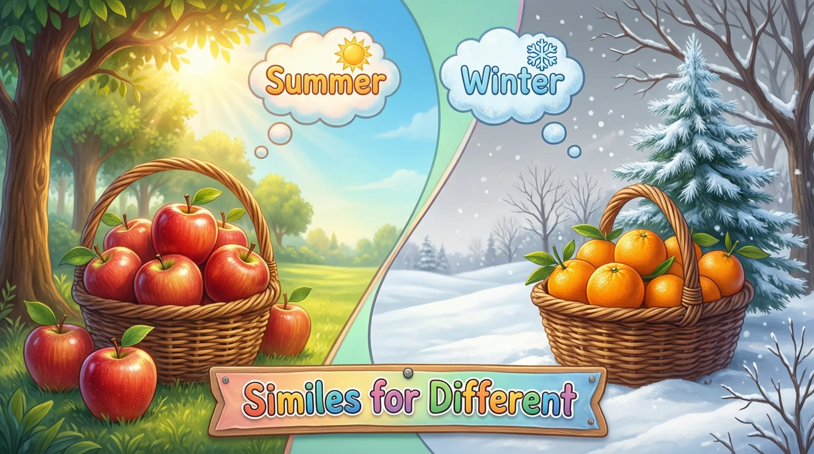 "similes for different"