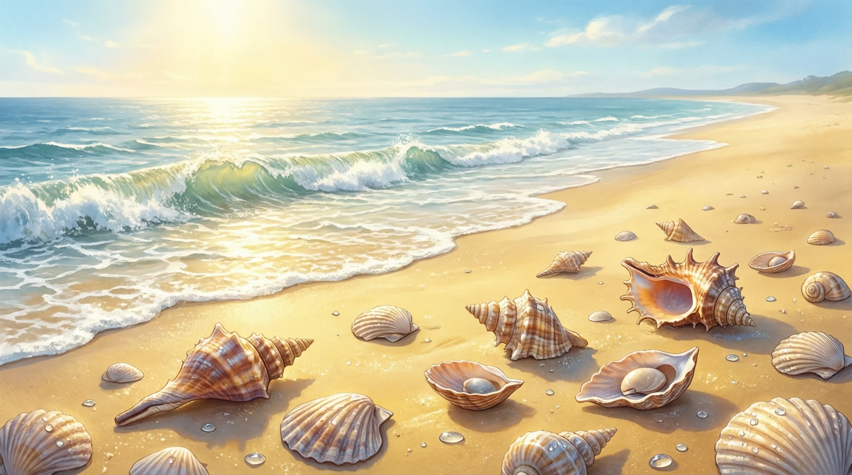 "similes for the beach"