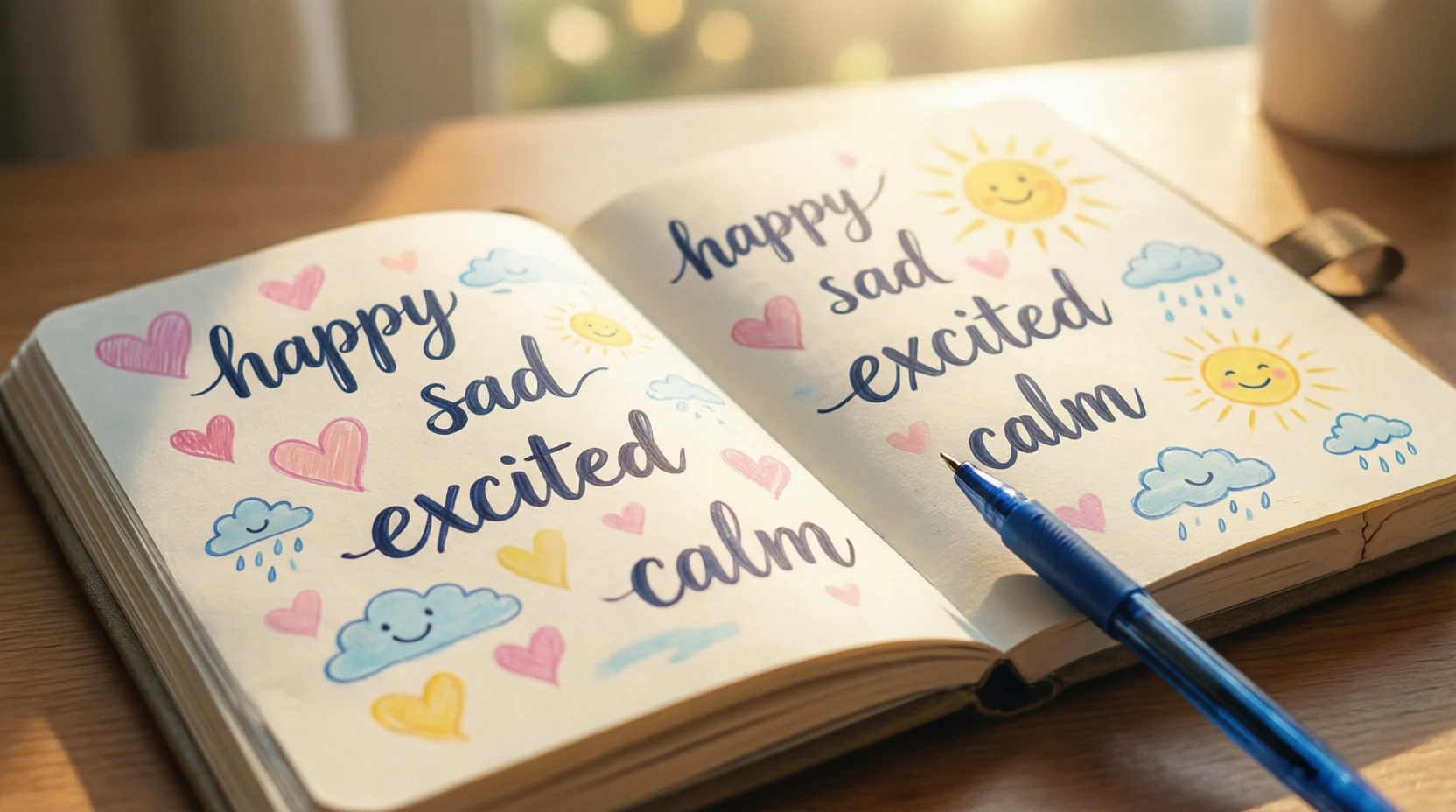 "similes for emotions"