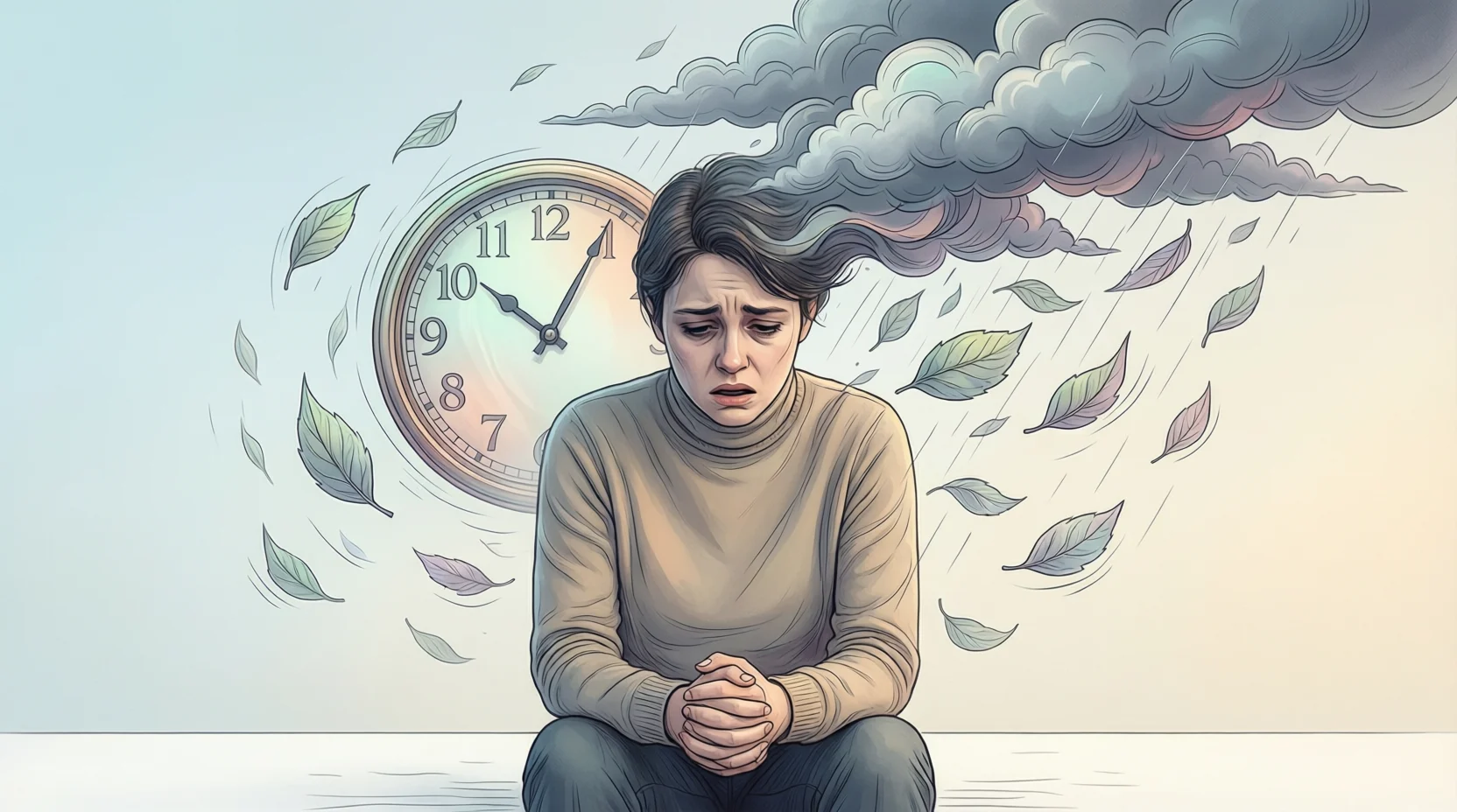 "similes for worried"